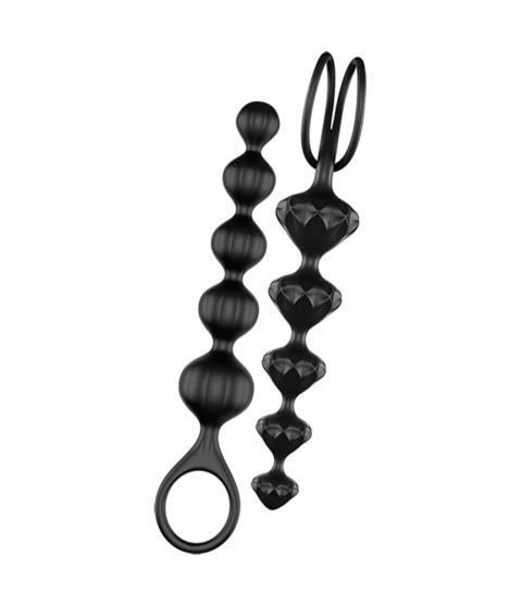 Lot de 2 chapelets noirs Love Beads Satisfyer - CC597111
